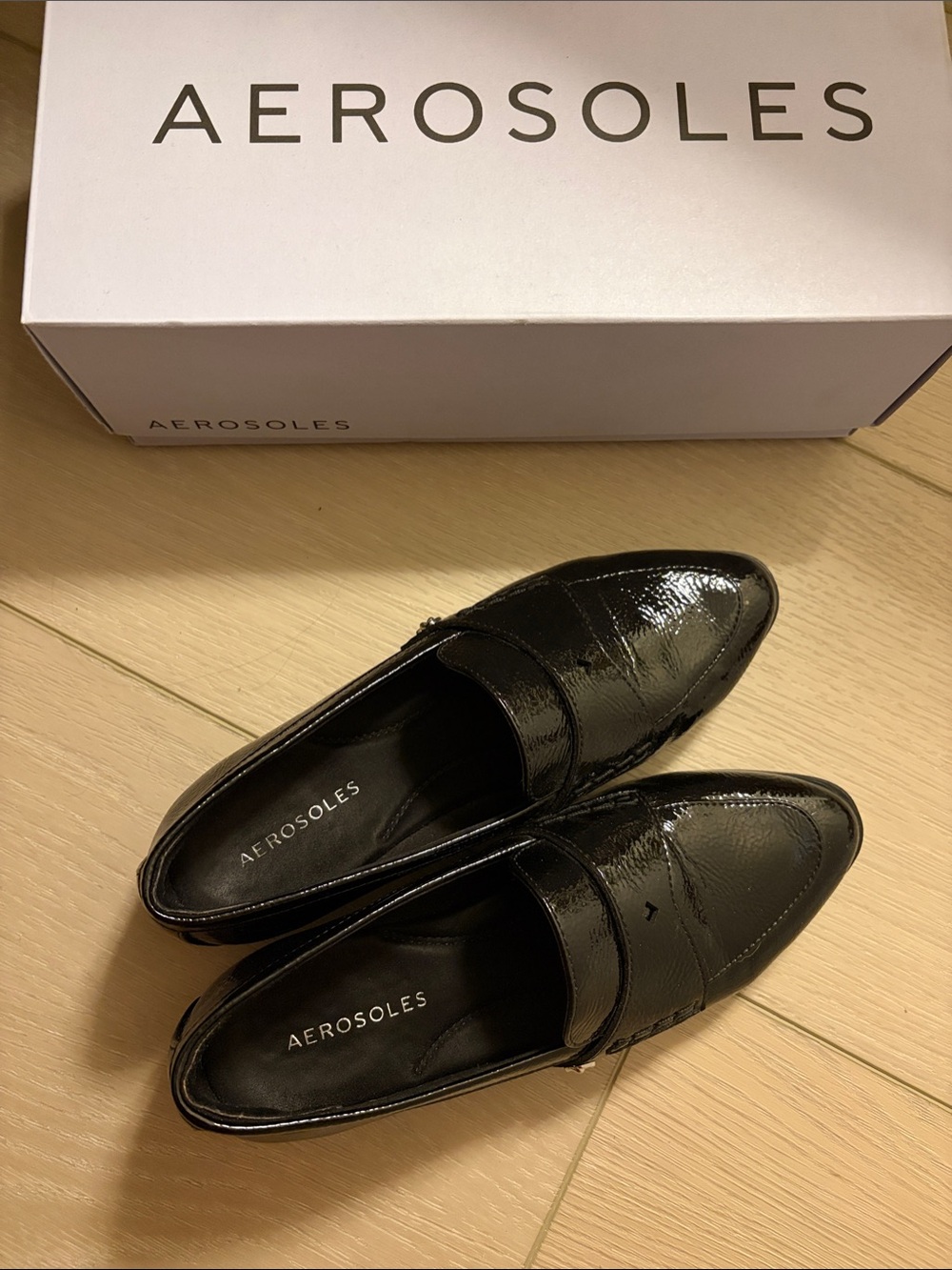 Aerosoles | Patent Leather Slip-On Loafers